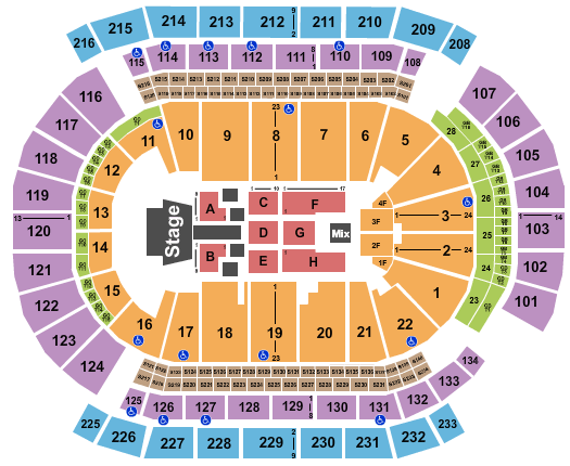 Prudential Center Dude Perfect Seating Chart