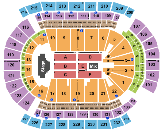 Prudential Center ELO Seating Chart