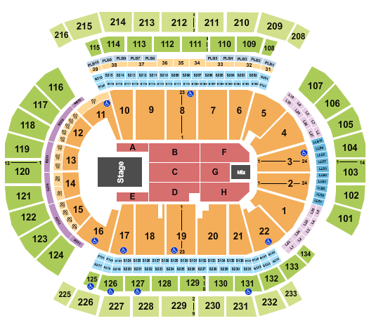 Prudential Center Elevation Worship Seating Chart