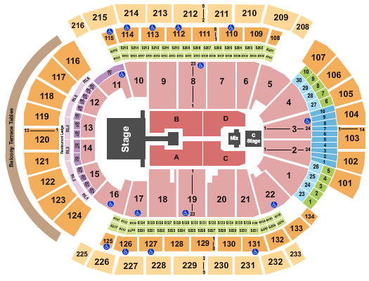 Prudential Center Enrique Iglesias Seating Chart