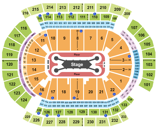 Prudential Center Feid Seating Chart