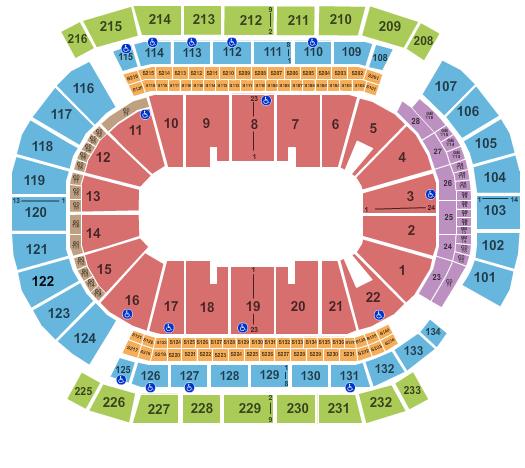 Prudential Center Gymnastics Seating Chart