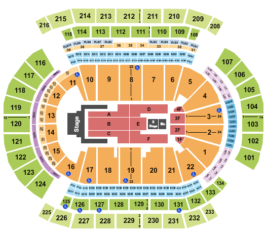 Prudential Center Jelly Roll Seating Chart