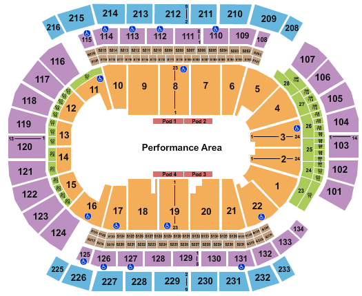 Prudential Center Interactive Seating Chart | Elcho Table