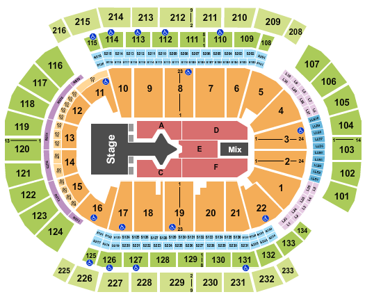 Prudential Center Justin Bieber Seating Chart