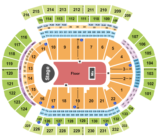 Prudential Center Kacey Musgraves Seating Chart