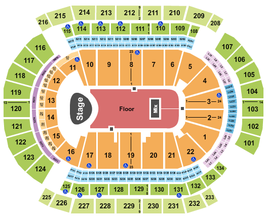 Prudential Center Kacey Musgraves Seating Chart