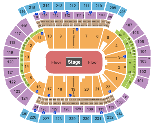 Prudential Center Kayne West Seating Chart