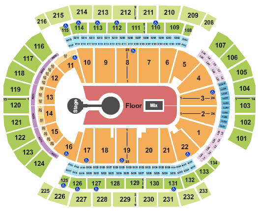 Prudential Center Kid Cudi Seating Chart