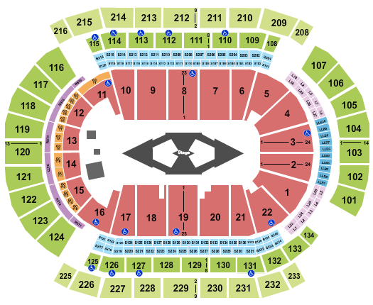 Prudential Center LCS Championship 2023 Seating Chart