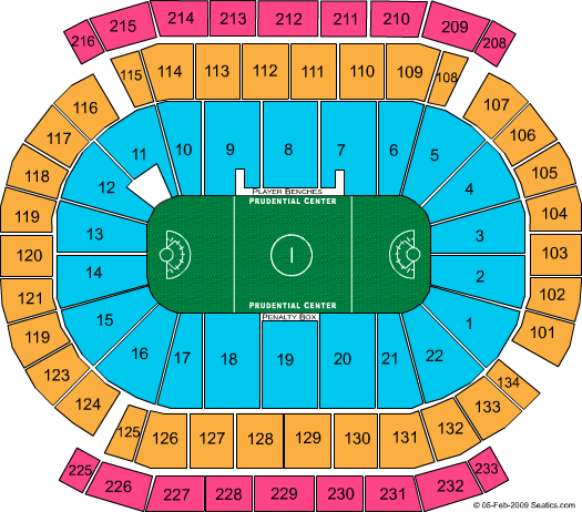 Prudential Center Lacrosse Seating Chart