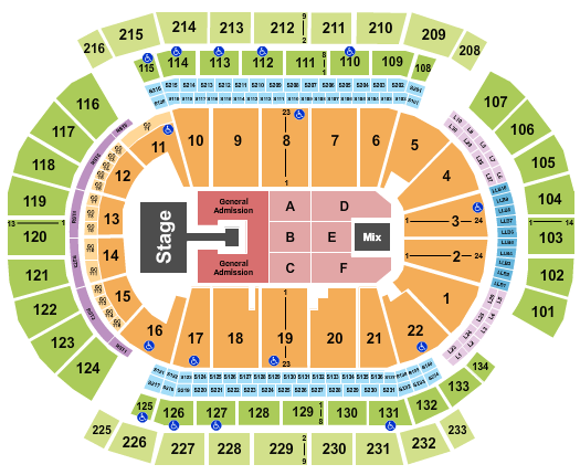 Prudential Center Lauryn Hill Seating Chart