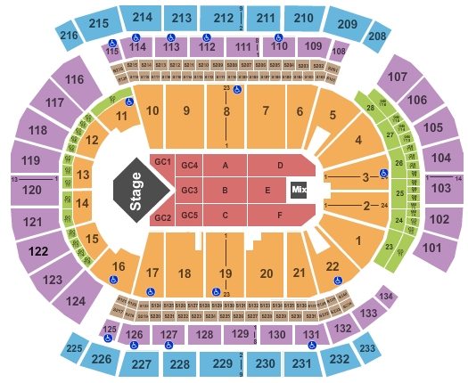 Prudential Center Lionel Richie Seating Chart