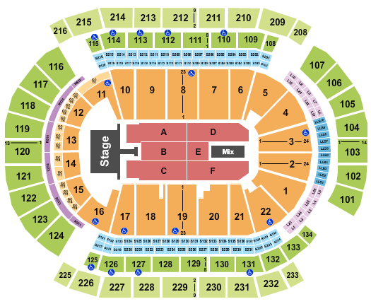 Prudential Center Mana Seating Chart