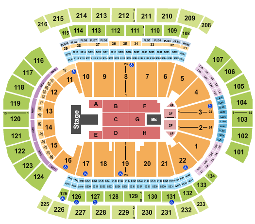 Prudential Center Maverick City Music Seating Chart