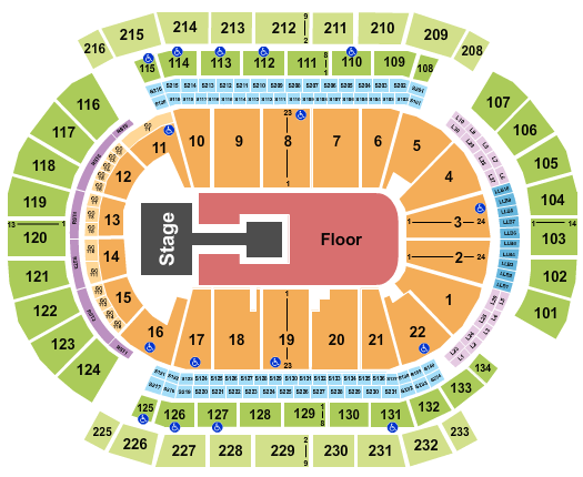 Prudential Center NCT Dream Seating Chart