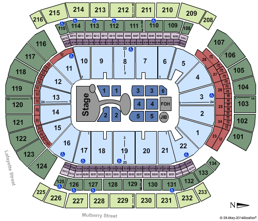 Prudential Center Oprah Seating Chart