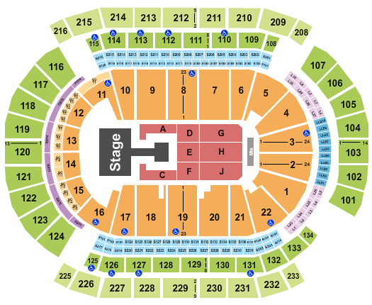 Prudential Center P1Harmony Seating Chart