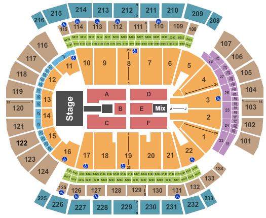 Prudential Center R Kelly Seating Chart