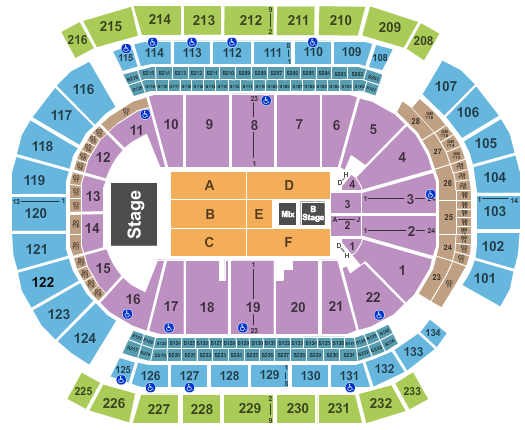 Prudential Center Rihanna Seating Chart