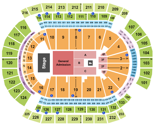 Prudential Center Rock The Rock Fest Seating Chart