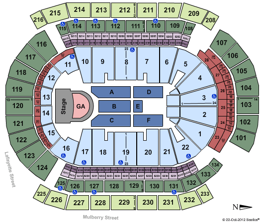 Prudential Center Rolling Stones Seating Chart