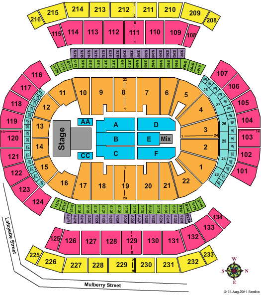 Prudential Center SYTYCD Seating Chart