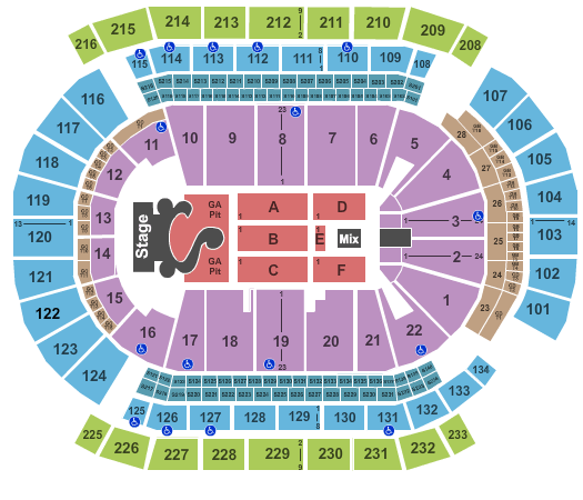 Prudential Center Selena Gomez Seating Chart