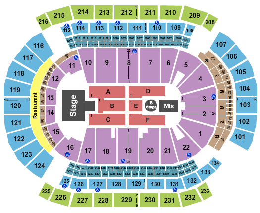 Prudential Center Shawn Mendes Seating Chart