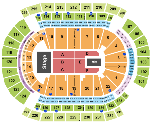 Trans-Siberian Orchestra Prudential Center Seating Chart