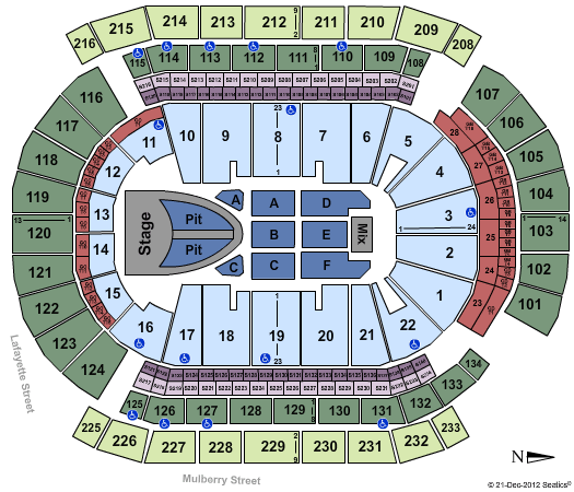 Prudential Center Taylor Swift Seating Chart