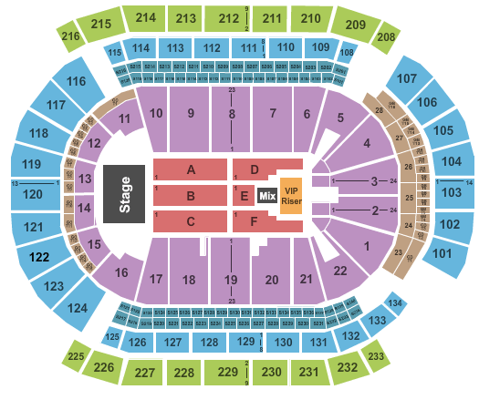 Prudential Center The Weekend Seating Chart