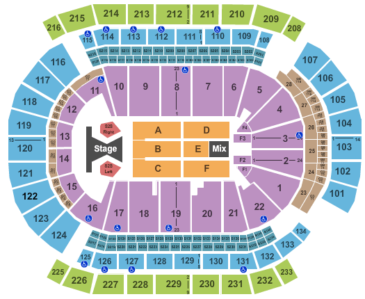 Prudential Center Tim McGraw Seating Chart