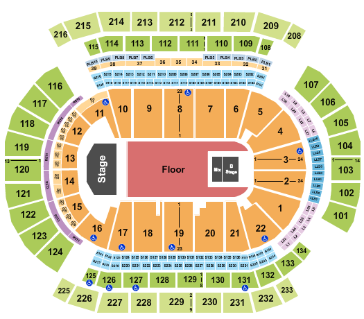 Tyler the Creator Prudential Center Seating Chart