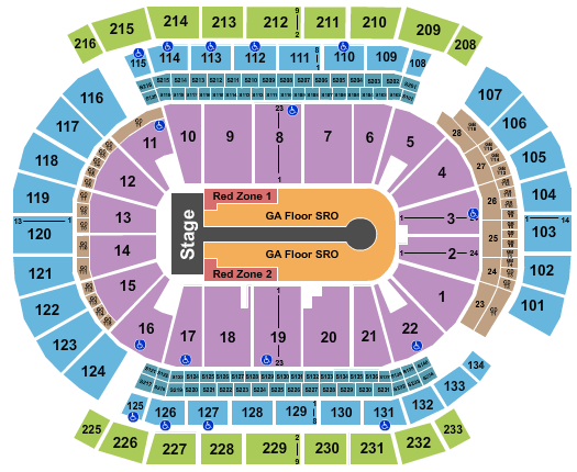 Prudential Center U2 Seating Chart