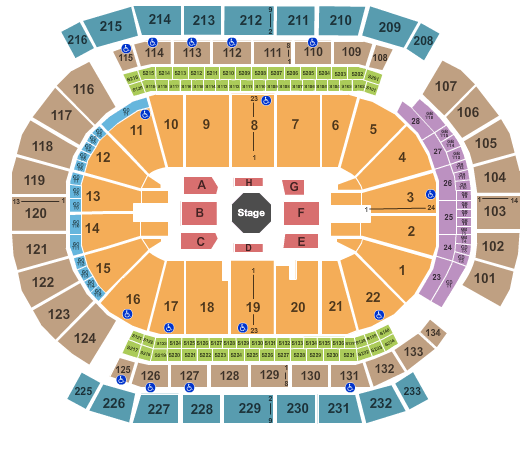 Prudential Center Seating Chart Ufc