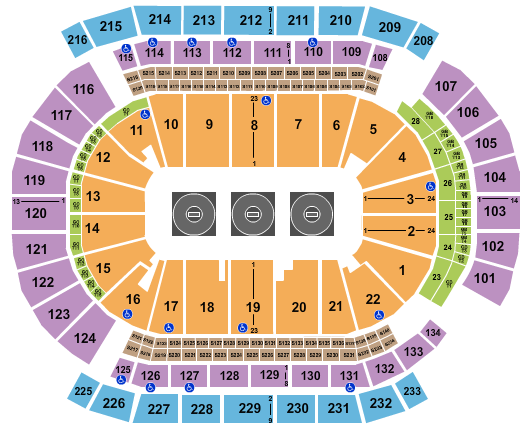 Prudential Center Wrestling Seating Chart