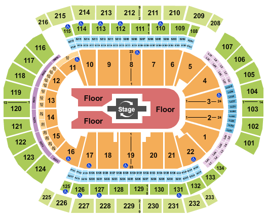 Prudential Center Zach Bryan Seating Chart