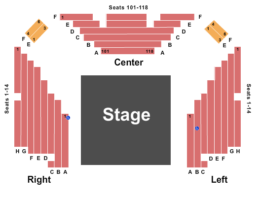 Public Theater - Anspacher Theater Seating Map