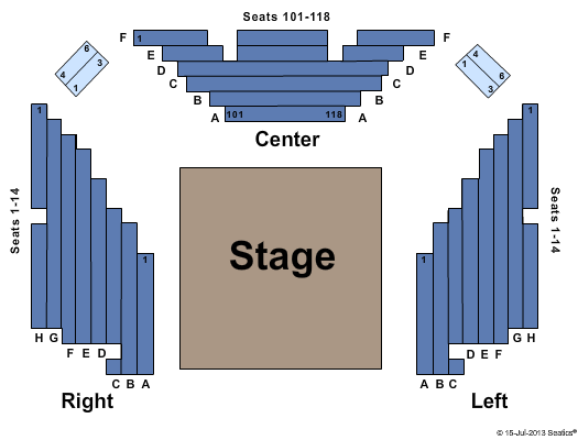 Public Theater - Anspacher Theater End Stage Seating Chart