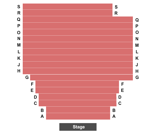 Public Theater - Newman Theater Seating Map
