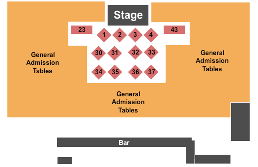 Punch Line Comedy Club - Sacramento Seating Chart