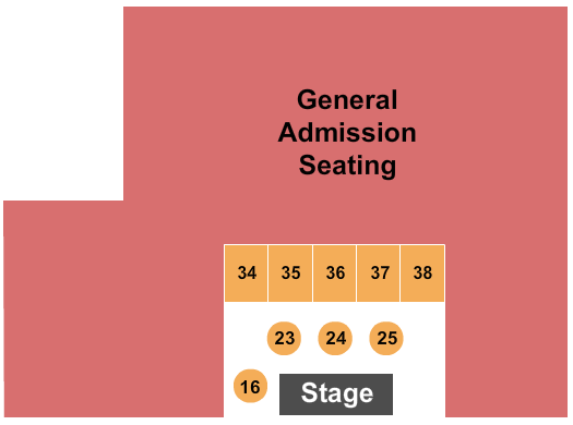 Punch Line Comedy Club - Philadelphia End Stage Seating Chart