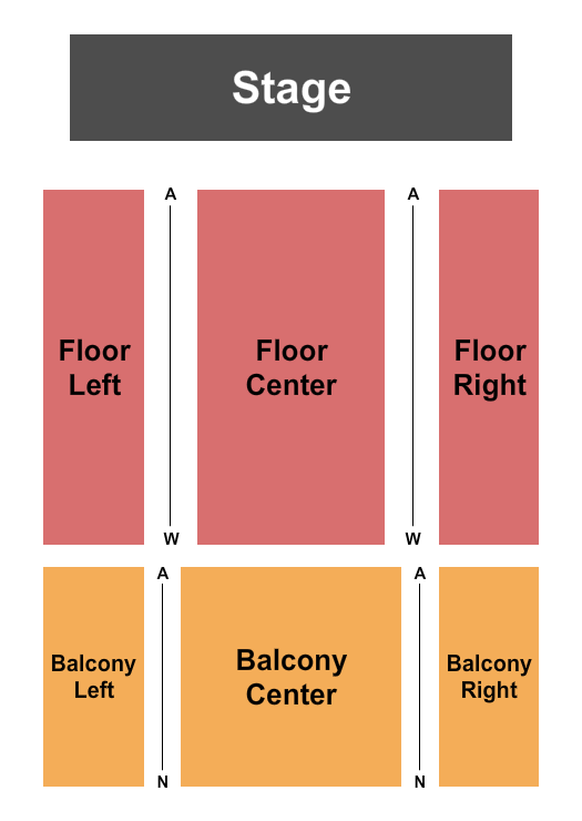 Punxsutawney Area Community Center Endstage Seating Chart