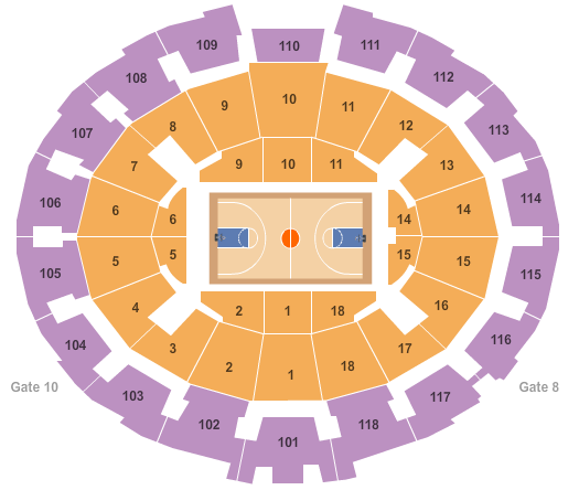 Purcell Pavilion At Joyce Center Seating Chart - Notre Dame