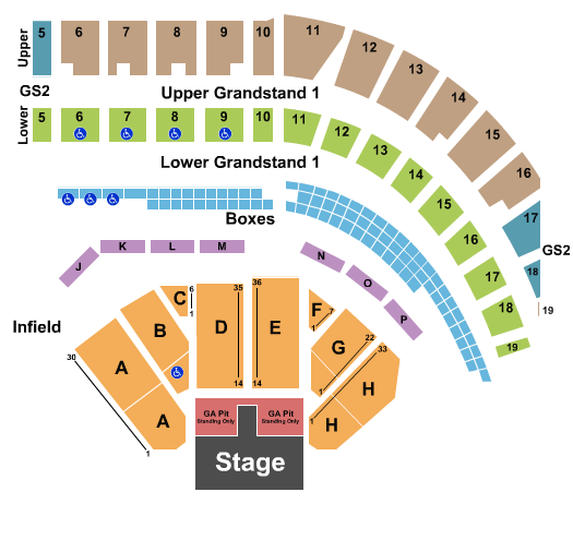 Puyallup Fairgrounds At Washington State Fair Events Center Seating Chart