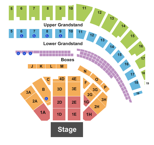 Puyallup Fairgrounds At Washington State Fair Events Center Keith Urban Seating Chart