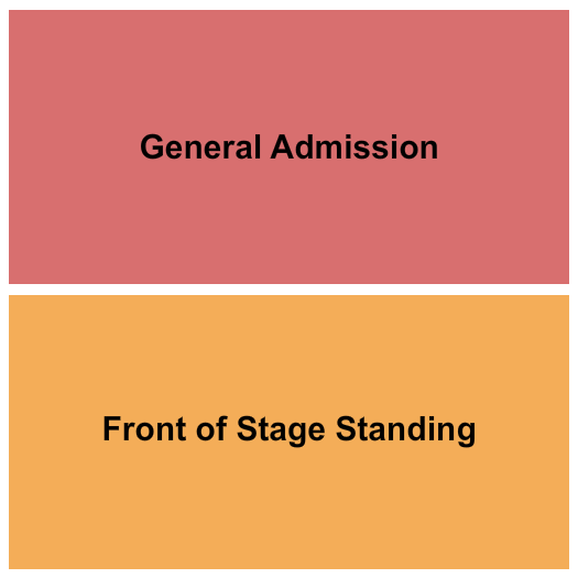 Quarry Amphitheater GA & Front of Stage Seating Chart