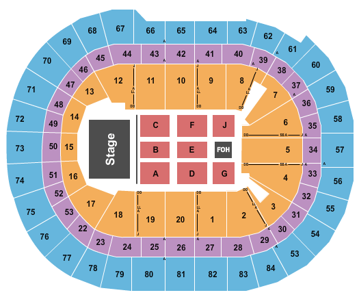 Qudos Bank Arena Cher Seating Chart