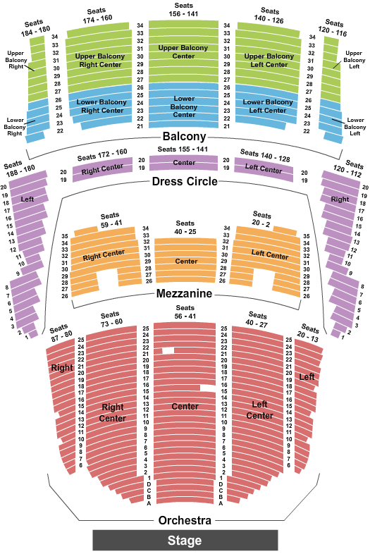 Raffi Queen Elizabeth Theatre - Vancouver Seating Chart
